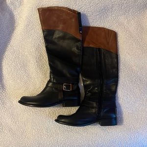 Gianni Bini Leather Riding Boots (Fit Like Sz 6)